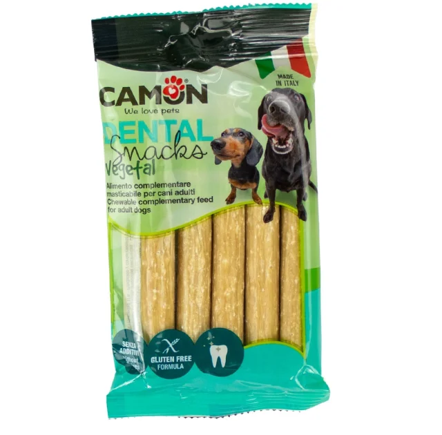 Ласощі Dental Snak, каноллі, з рисовим крохмалем та подрібненим рисом, 140 г, 5 шт, 13 см, L