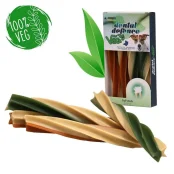 Лакомства DENTAL-VEG, скрученный стик, батат с мятой, 75 г