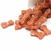 Лакомства "Селянські Смаколики" для собак, курица с рисом в форме косточки, 3 см, 500 г