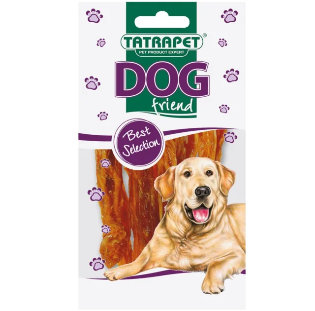 Ласощі Dog для собак, курячі стріпси в'ялені, 50 г, 15 шт