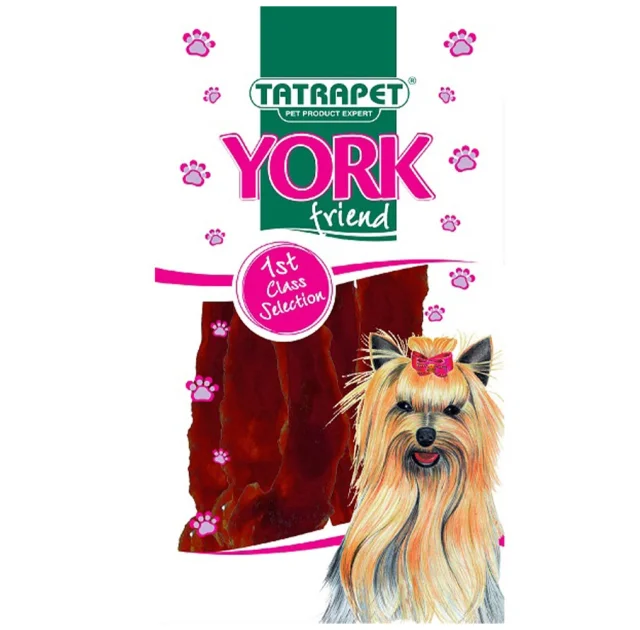 Лакомства York для собак, вяленое мясо утки, 50 г, 15 шт
