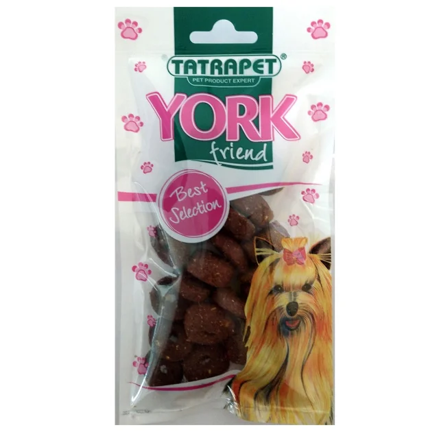 Лакомства York для собак, кольца с говядиной, 70 г, 12 шт