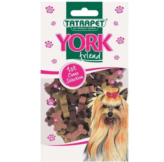 Лакомства York для собак, снеки-микс с курицей, говядиной, беконом, 70 г, 12 шт