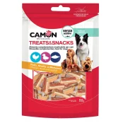 Ласощі м'ясні шматочки з курки, качки та тріски, 80 г