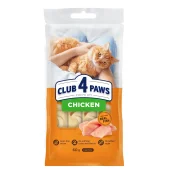 Снек Клуб 4 Лапи для котів, крем-ласощі з куркою, 4 шт, 60 г