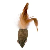 Іграшка Eastland мишка для котів, з котячою м'ятою та пір'ям, 4.8 см