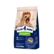 Сухой корм Club 4 Paws Adult Premium для собак малых пород, с курицей, 2 кг