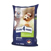 Сухой корм Club 4 Paws Adult Premium для собак малых пород, с курицей, 14 кг