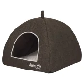 Будинок AnimAll для собак та котів Wandy, S, коричневий, 45×45×35 см