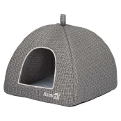Будинок AnimAll для собак та котів Wandy, S, сірий, 45×45×35 см