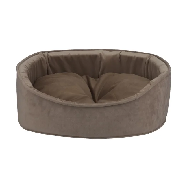 Лежак AnimAll Sofi для собак та котів, бежевий, XS, 48×36×14.5 см