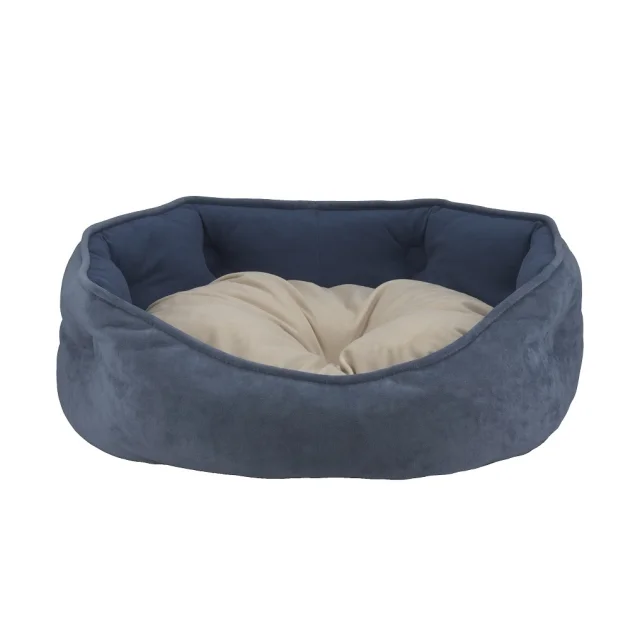 Лежак AnimAll Tiana для собак та котів, голубий, XS, 45×40×20 см