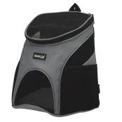 Рюкзак AnimAll для собак и кошек, серый, 31×25×35 см