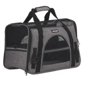 Сумка AnimAll для собак та котів, для перенесення, м'яка, сірий, 48×25×33 см