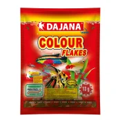 Корм Dajana Colour Flakes, спец. корм у пластівцях, сприяє природному забарвленню, 80 мл / 13 г