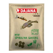 Корм Dajana Spirulina Mini Wafers для донних травоїдних риб у чіпсах, 80 мл / 10 г