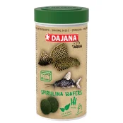 Корм Dajana Spirulina Wafers, спец. корм для донних травоїдних риб у чіпсах, 100 мл / 40 г