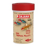 Корм Dajana Mini Tropical Pellets, спец. пелетований корм для мальків та дрібних риб, 100 мл / 55 г
