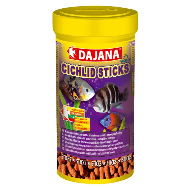 Корм Tetra Cichlid Sticks для великих та середніх цихлідів в пелетах, 250 мл / 80 г