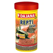 Корм Dajana Repti Gran для всіх видів водяних черепах в гранулах, 250 мл / 110 г
