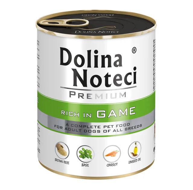 Консервований корм Dolina Noteci Premium для собак, дичина, 800 г