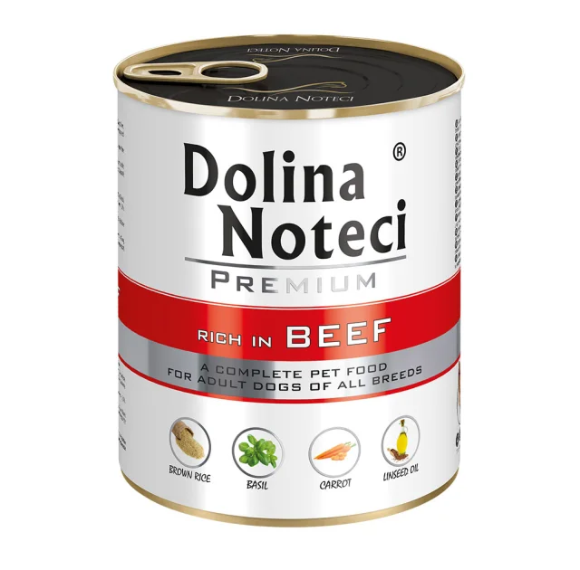 Консервований корм Dolina Noteci Premium для собак, яловичина, 800 г