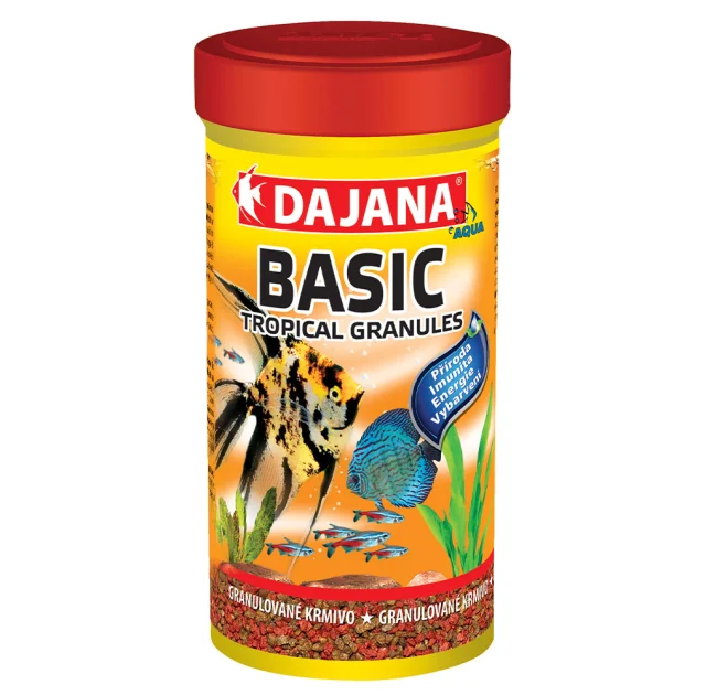 Корм Dajana Tropi Gran Basic, корм для всіх тропічних риб в гранулах, 250 мл / 130 г