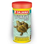 Корм Dajana Turtle Chips для водних черепах, містить цеоліт для зменшення забруднення води, 1000 мл / 400 г