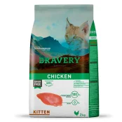Сухой корм Bravery Chicken Cat Kitten для котят, с курицей, 2 кг