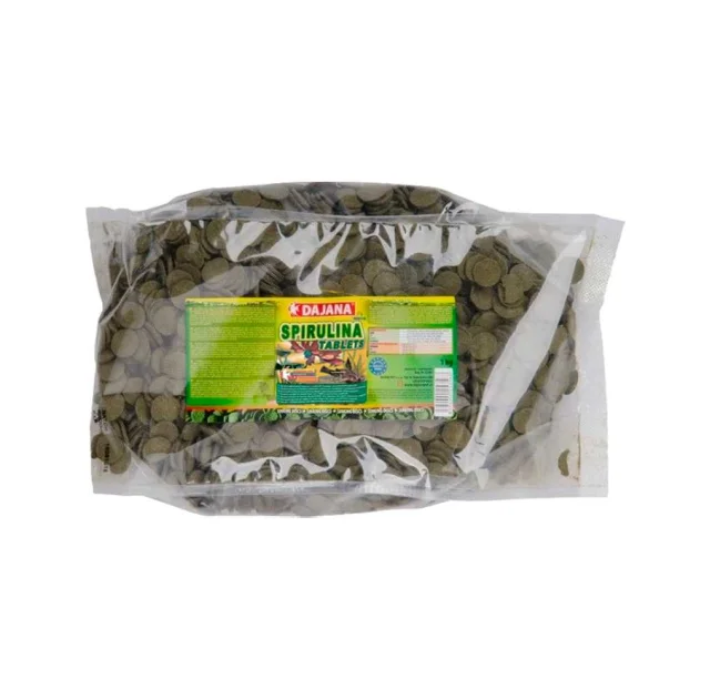 Корм Dajana Spirulina Tablets для всіх риб зі спіруліною в таблетках, 1 кг / пакет