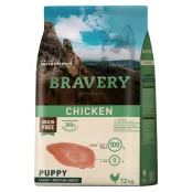 Сухой корм Bravery Chicken Puppy Large/Medium для щенков средних и крупных пород, с курицей, 12 кг