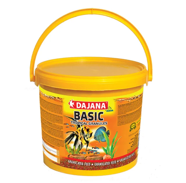 Корм Dajana Tropi Gran Basic, корм для всіх тропічних риб в гранулах, 10 л / 5,2 кг