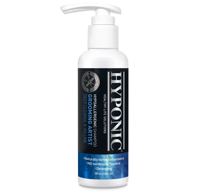 Шампунь Hyponic Grooming Artist, мастер по уходу за шерстью, глубокая очистка и объем, 100 мл