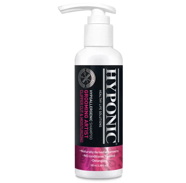 Шампунь Hyponic Grooming Artist, мастер по уходу за шерстью, для машинной срезки и увлажнения, 100 мл