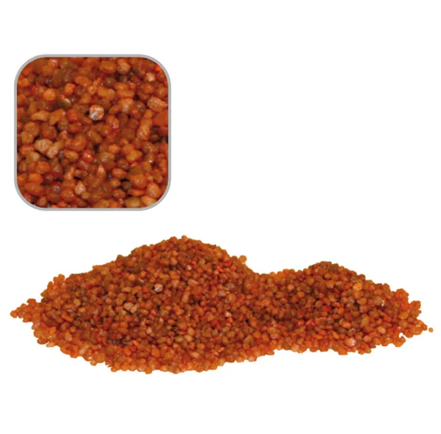 Грунт аквариумный Amtra Ambra кварцевый, для аквариумов, оранжевый, фракция 2–3 мм, 5 кг