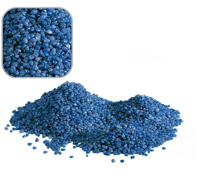 Грунт аквариумный Amtra Blu кварцевый, для аквариумов, синий, фракция 2–3 мм, 5 кг