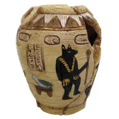 Декорация керамическая Amtra Ваза старинная Египет малая, для аквариумов, керамика, 8.2 × 8.2 × 10 см