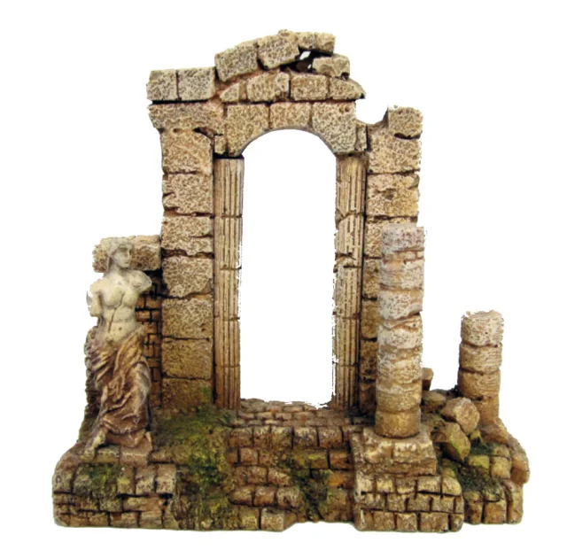Декорация керамическая Amtra Греческая арка, для аквариумов, керамика, 17 × 17.5 × 16.8 см
