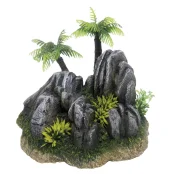 Декорация керамическая Amtra Скалы Фиджи 1, для аквариумов, керамика, 17.5 × 13.3 × 12.5 см