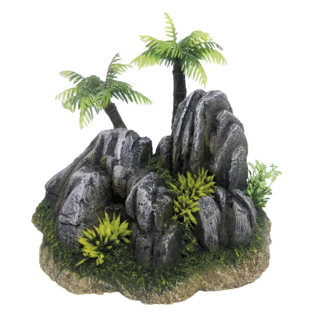 Декорация керамическая Amtra Скалы Фиджи 1, для аквариумов, керамика, 17.5 × 13.3 × 12.5 см