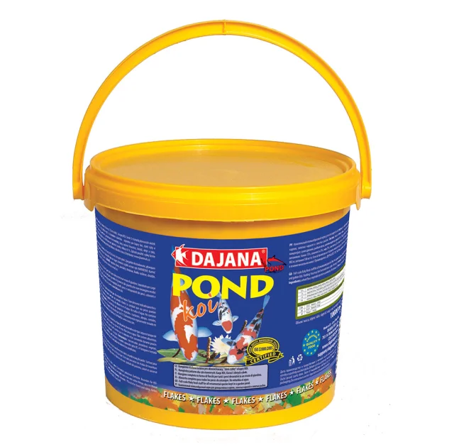 Корм для риб Dajana Pond koi, для ставкових риб, пластівці, 1.5 кг
