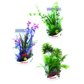 Растения аквариумные Amtra Wonder ser. H искусственные, для аквариумов, ассортимент 3 вида, 30–35 см