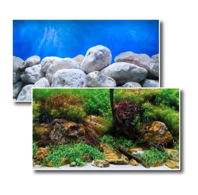 Фон аквариумный двусторонний Amtra Adventure, для аквариумов, рулон, 30 см × 15 м