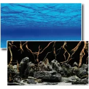 Фон аквариумный двусторонний Amtra Mystic, для аквариумов, рулон, 30 см × 15 м