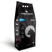 Бентонітовий наповнювач Catmania для котів, з карбоновим ефектом, 10 л