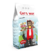 Бентонітовий наповнювач Cat’s Way для котів, натуральний білий, 10 л
