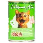 Вологий корм Добрий Кіт для дорослих котів, паштет м’ясне асорті, 415 г