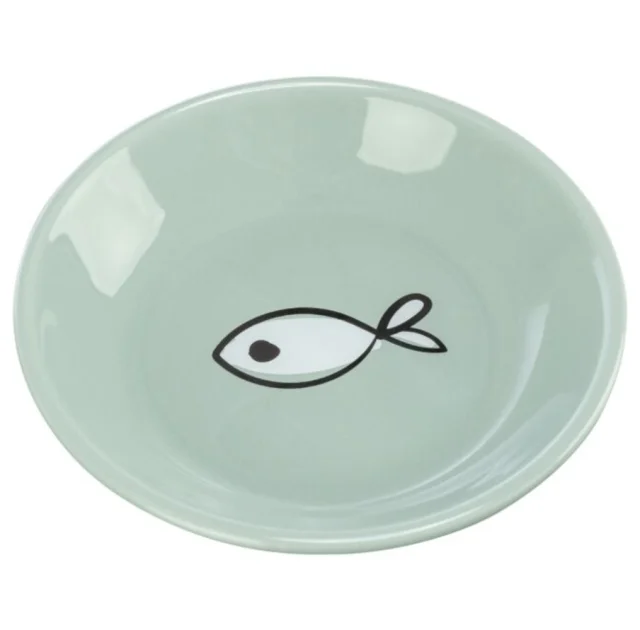 Миска Trixie Ceramic Bowl для котів, пласка, керамічна, діаметр 14 см, 200 мл