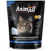Силикагелевый наполнитель AnimAll Кристаллы аквамарина, для кошек, 3.8 л (1.6 кг)