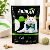 Силикагелевый наполнитель AnimAll Кристаллы изумруда, для кошек, 3.8 л (1.6 кг)
